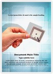 Radio Frequency Identification Tag Editable Template