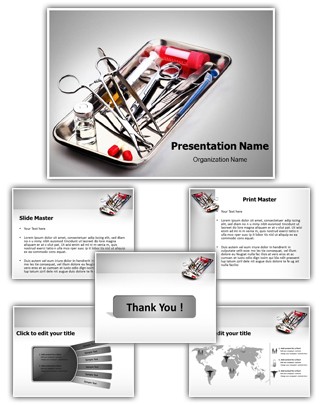 Surgery Instrument Editable PowerPoint Template