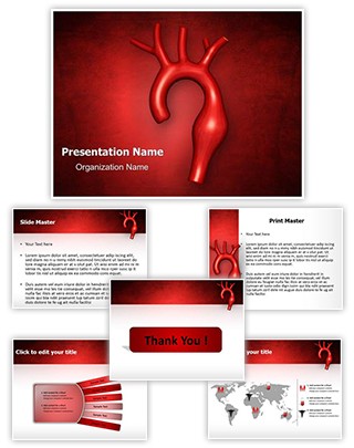 Aortic Aneurysm Editable PowerPoint Template