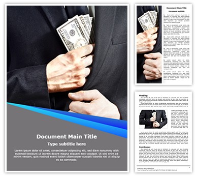 Bribe Money Editable Word Template