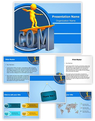 Dotcom Evolution Editable PowerPoint Template