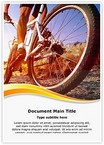 Cyclist Editable Template