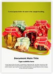 Jar Preserving Editable Template