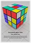 Rubiks Cube Editable Template