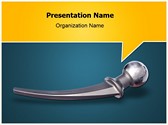 Hip Replacement Metal Editable PowerPoint Template