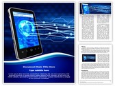 Smartphone Technology Editable PowerPoint Template