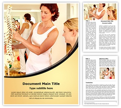 Osteoporosis Exercises Editable Word Template