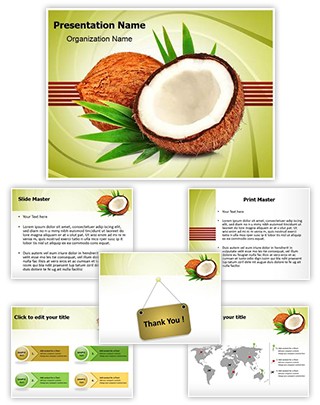 Coconuts Editable PowerPoint Template