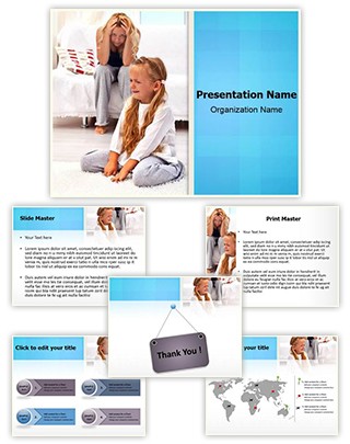 Frustrated Parenting Editable PowerPoint Template