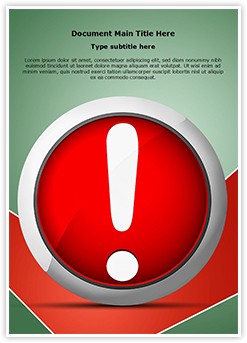 Error Message Exclamation Mark