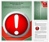 Error Message Exclamation Mark Template