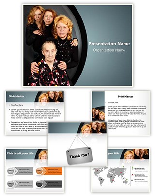 Generations Editable PowerPoint Template