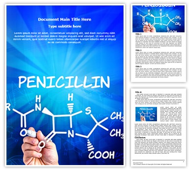Penicillin Editable Word Template