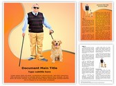 Blindness Editable PowerPoint Template