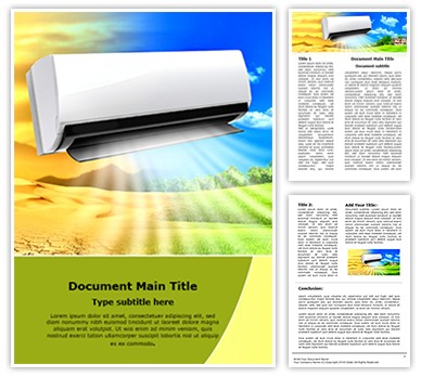 Air Conditioning Editable Word Template