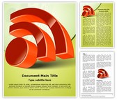 RSS Icon Editable PowerPoint Template