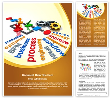 Business Process Editable Word Template