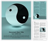 Yin Yang Editable PowerPoint Template