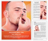 Hash Joint Smoking Editable PowerPoint Template