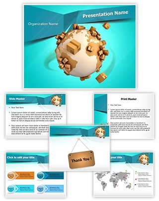 Global Shipment Editable PowerPoint Template