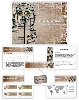 Che Guevara Editable PowerPoint Template