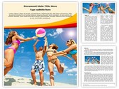 Beach Fun Editable PowerPoint Template