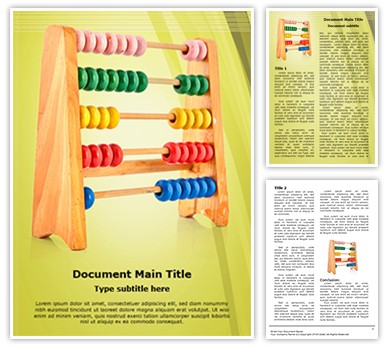 Abacus Editable Word Template