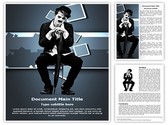 Charlie Chaplin Editable PowerPoint Template