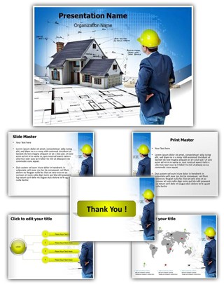 Home Architect Editable PowerPoint Template