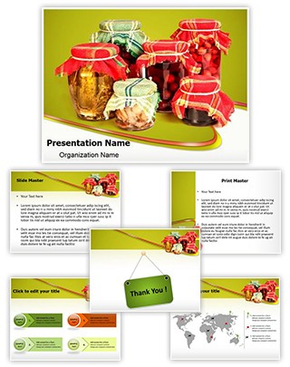 Jar Preserving Editable PowerPoint Template