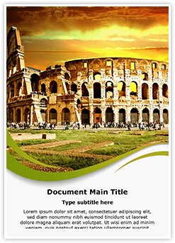 Ancient Rome Editable Word Template