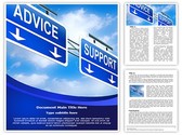 Advice Support Editable PowerPoint Template