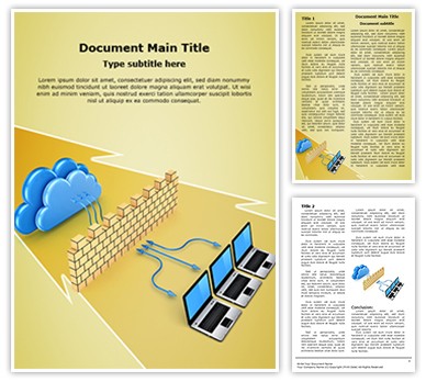 Network Shield Firewall Editable Word Template