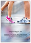 Jogging Workout Training Editable Template