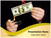 Money Deficiency Editable PowerPoint Template