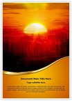 Sunrise Tree Editable Template