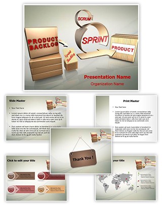 Scrum Process Editable PowerPoint Template