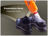 Shoe Bad Odor Editable PowerPoint Template