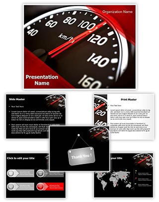 Speeding Editable PowerPoint Template