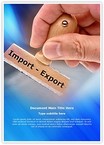 Export Import Editable Template