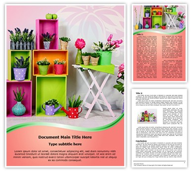 Home Decoration Editable Word Template