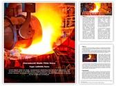 Blast Furnace Editable PowerPoint Template