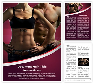 Bodybuilding Editable Word Template