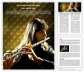 Flutist Editable PowerPoint Template