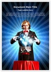 Magic Show Wizard Spell Editable Template