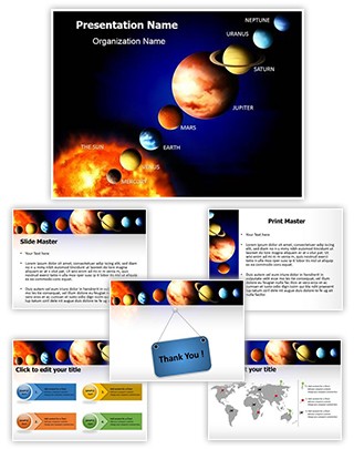 Solar System Editable PowerPoint Template