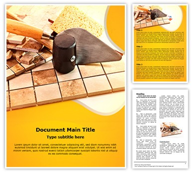 Ceramics Editable Word Template