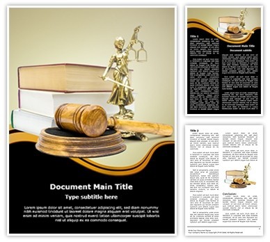 Legal Knowledge Editable Word Template
