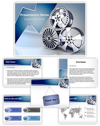 Wheel Alloy Editable PowerPoint Template