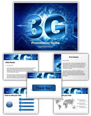 3G Technology Editable PowerPoint Template